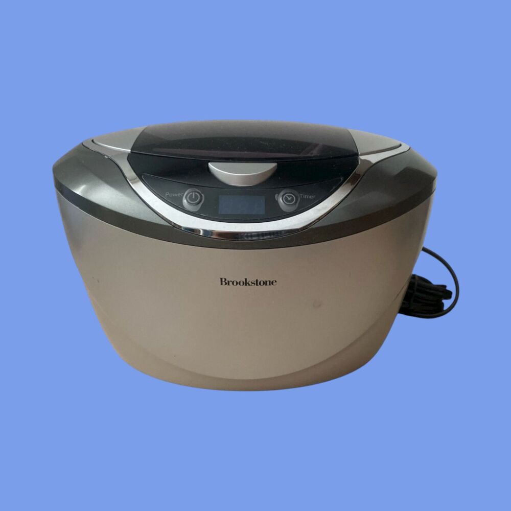 Brookstone Ultrasonic Jewelry Cleaner Portable Tabletop Cleaning Machine